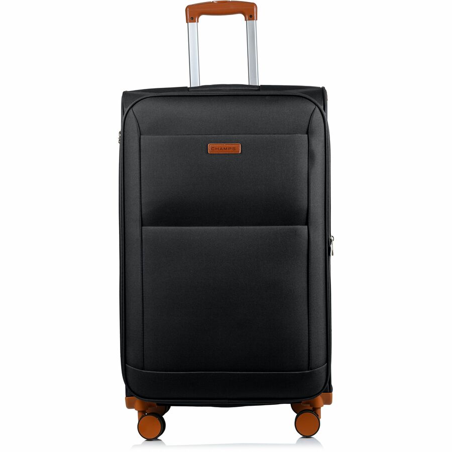 Alternate-Image7 Image for CHAMPS Classic Collection - 3-piece Softside Luggage set - Black