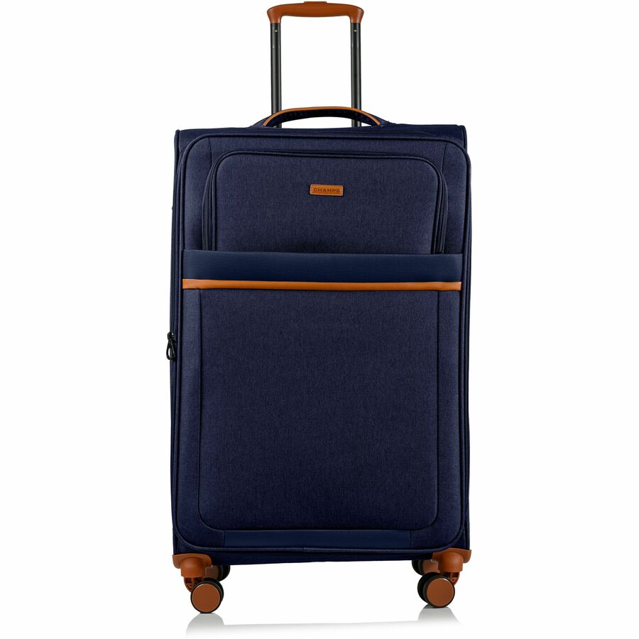 Front Image for CHAMPS Classic II Collection - 3-piece Softside Luggage set - Navy