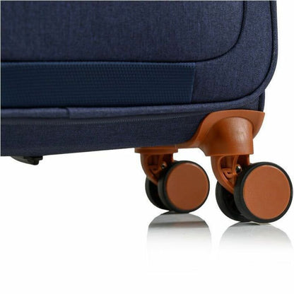 Alternate-Image4 Image for CHAMPS Classic II Collection - 3-piece Softside Luggage set - Navy