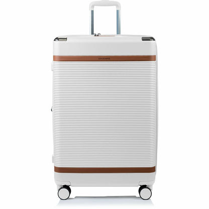 Alternate-Image1 Image for CHAMPS Vintage III Collection - 3-piece Hardside Luggage set - Ivory