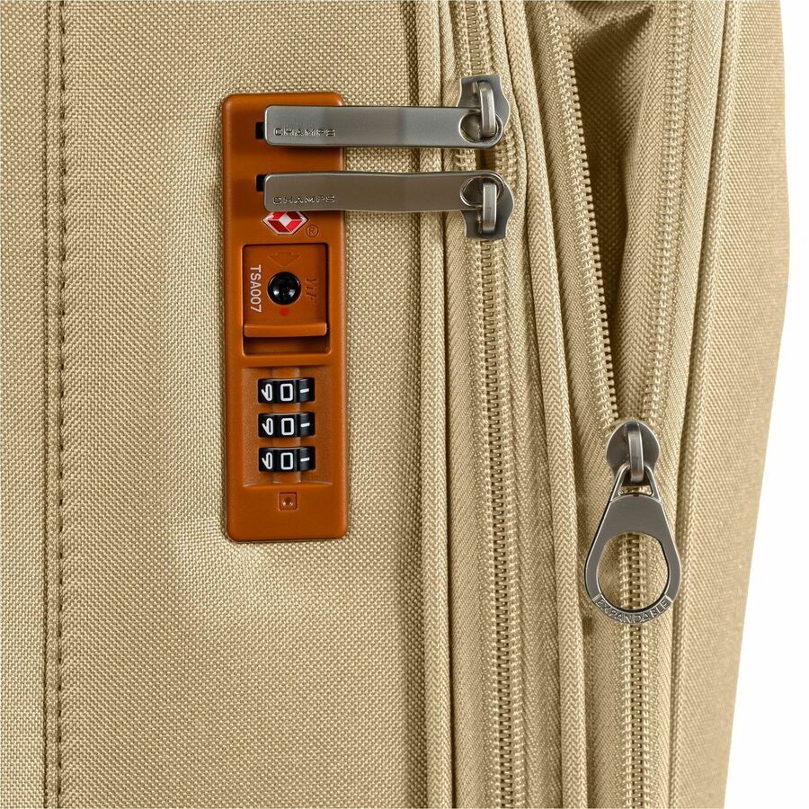 Alternate-Image4 Image for CHAMPS Classic Collection - 3-piece Softside Luggage set - Khaki