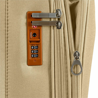Alternate-Image4 Image for CHAMPS Classic Collection - 3-piece Softside Luggage set - Khaki