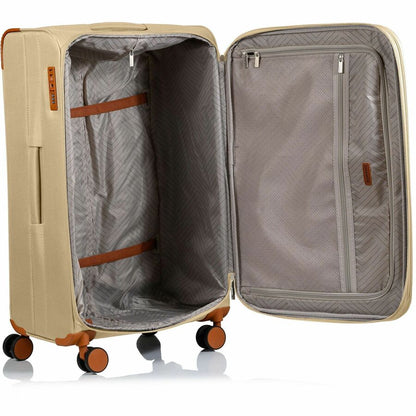 Alternate-Image1 Image for CHAMPS Classic Collection - 3-piece Softside Luggage set - Khaki