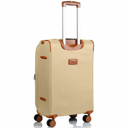 Left Image for CHAMPS Classic Collection - 3-piece Softside Luggage set - Khaki