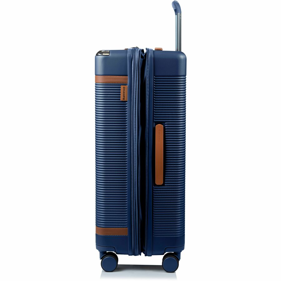 Alternate-Image8 Image for CHAMPS Vintage III Collection - 3-piece Hardside Luggage set - Navy