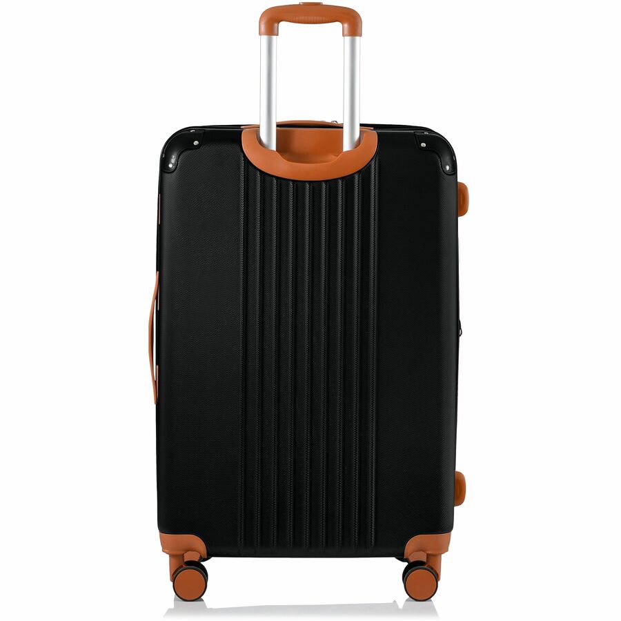 Alternate-Image3 Image for CHAMPS Vintage Collection - 2-piece Hardside Luggage set - Black