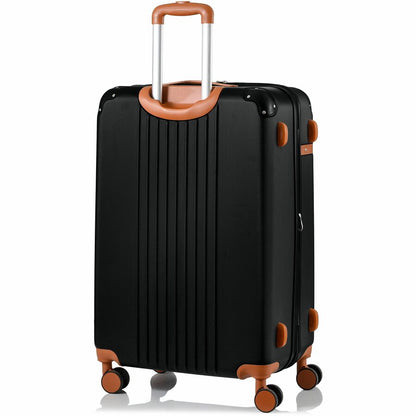 Alternate-Image5 Image for CHAMPS Vintage Collection - 2-piece Hardside Luggage set - Black