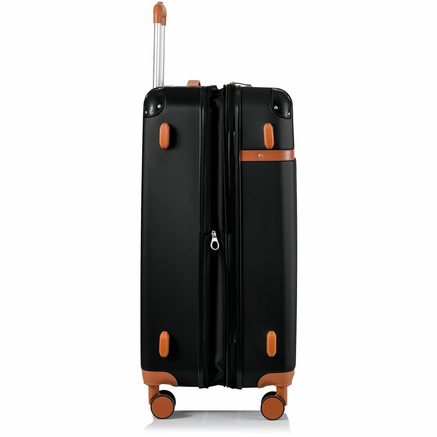 Alternate-Image9 Image for CHAMPS Vintage Collection - 2-piece Hardside Luggage set - Black