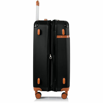 Alternate-Image9 Image for CHAMPS Vintage Collection - 2-piece Hardside Luggage set - Black