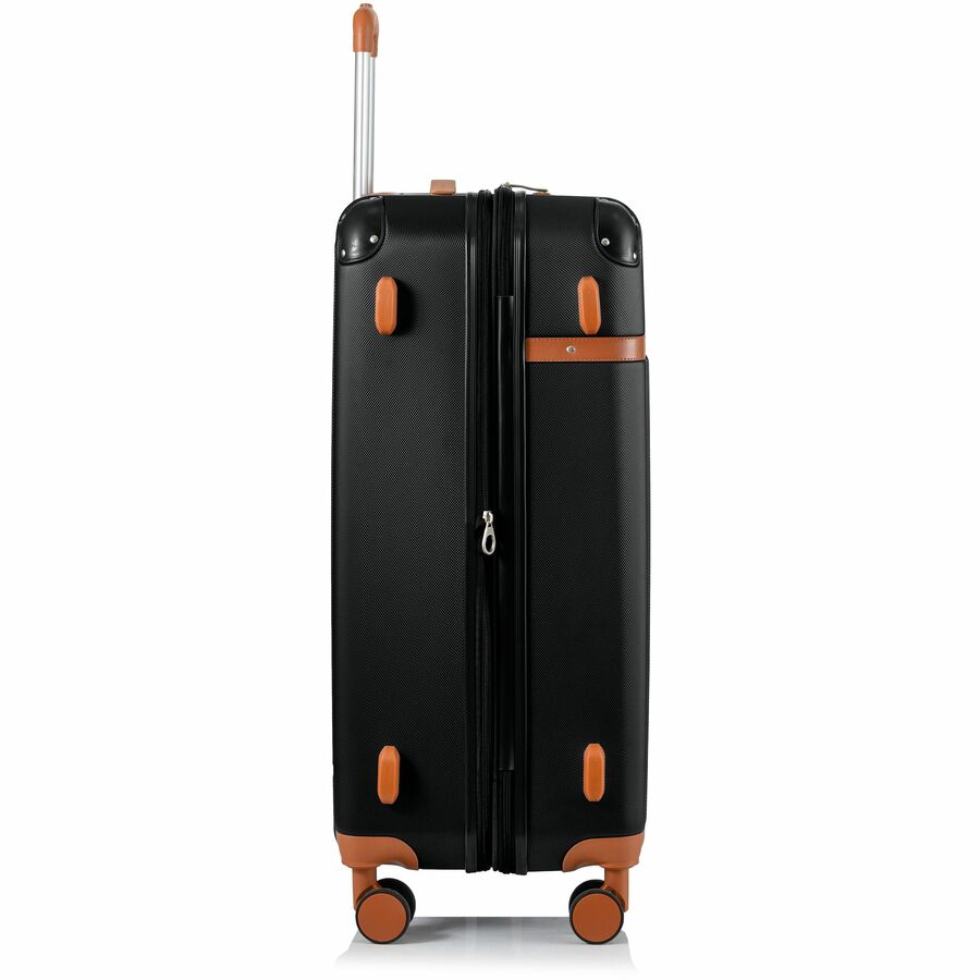 Alternate-Image8 Image for CHAMPS Vintage Collection - 2-piece Hardside Luggage set - Black