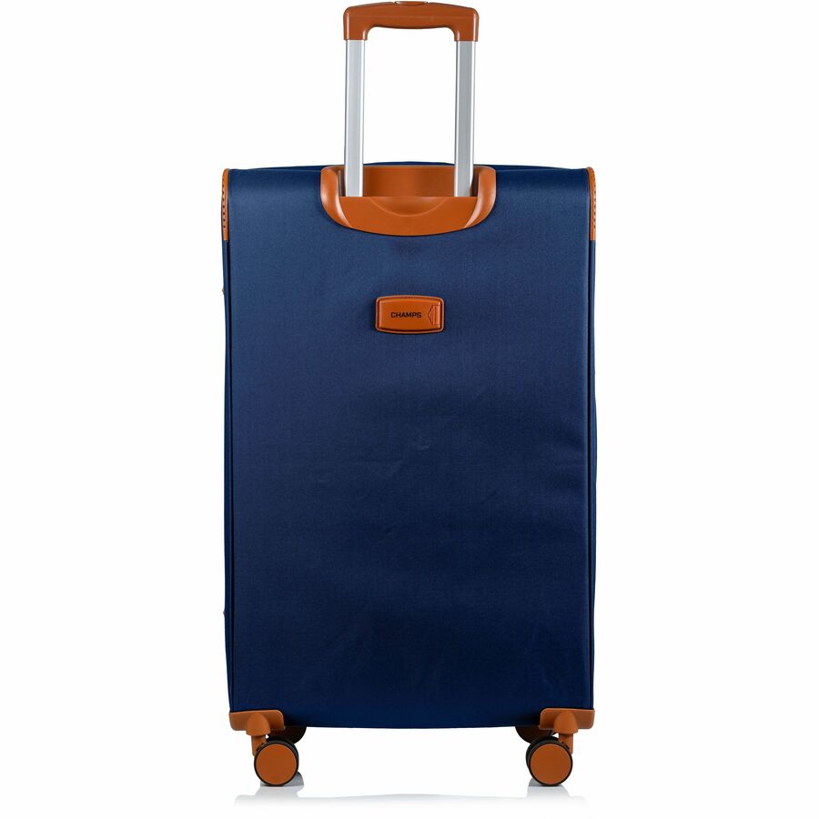 Alternate-Image4 Image for CHAMPS Classic Collection - 3-piece Softside Luggage set - Navy