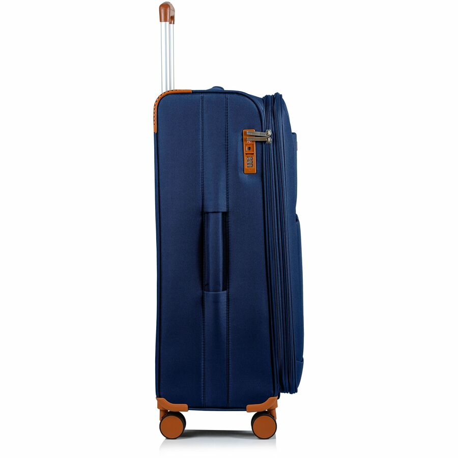Alternate-Image7 Image for CHAMPS Classic Collection - 3-piece Softside Luggage set - Navy