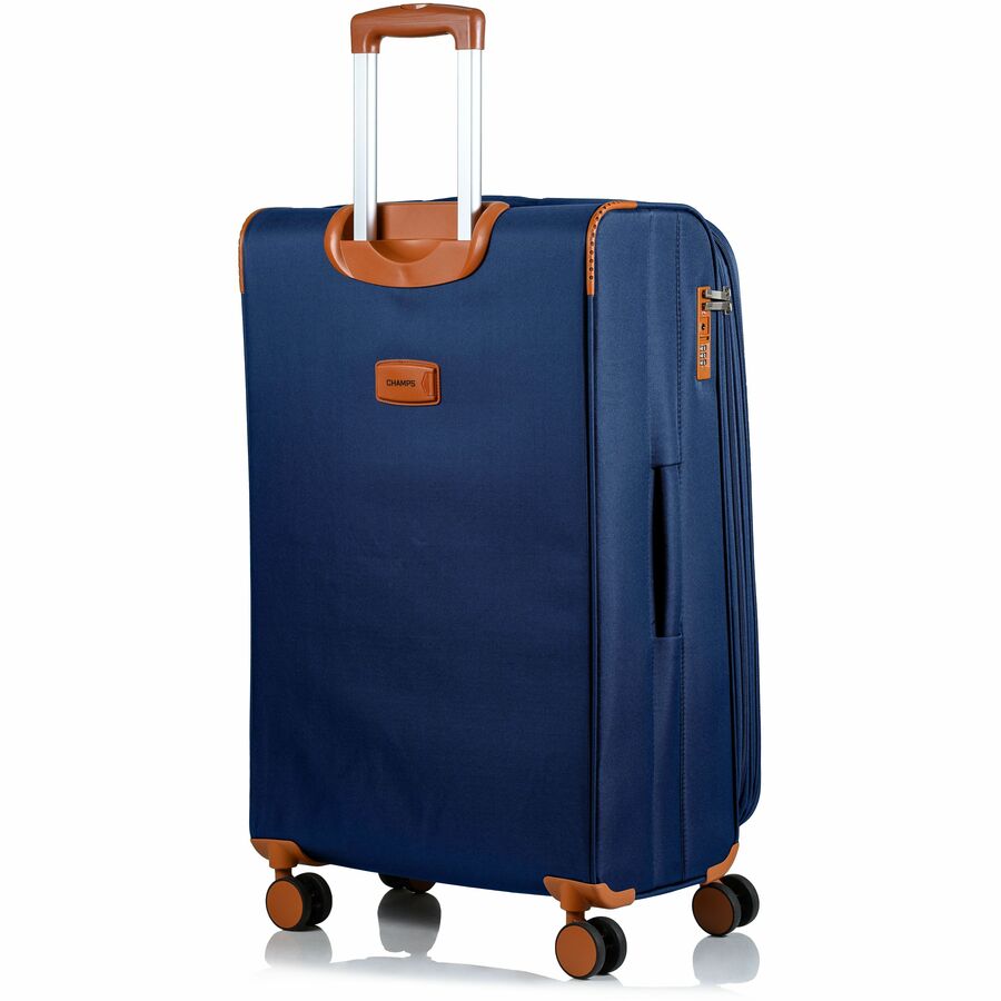 Alternate-Image5 Image for CHAMPS Classic Collection - 3-piece Softside Luggage set - Navy