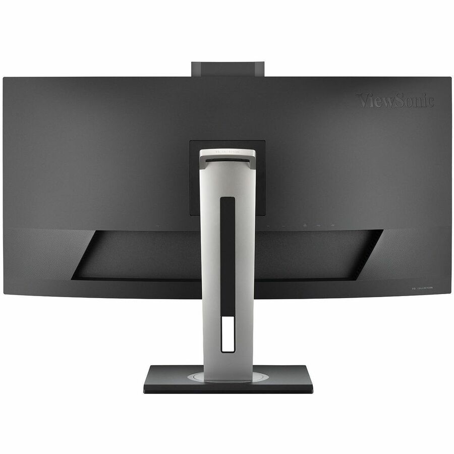 Rear Image for ViewSonic VG3457CV 34 Inch Ultrawide QHD 1440p Curved Video Conferencing Docking Monitor with Windows Hello Compatible IR Webcam, Advanced Ergonomics, and 100W USB C for Home and Office