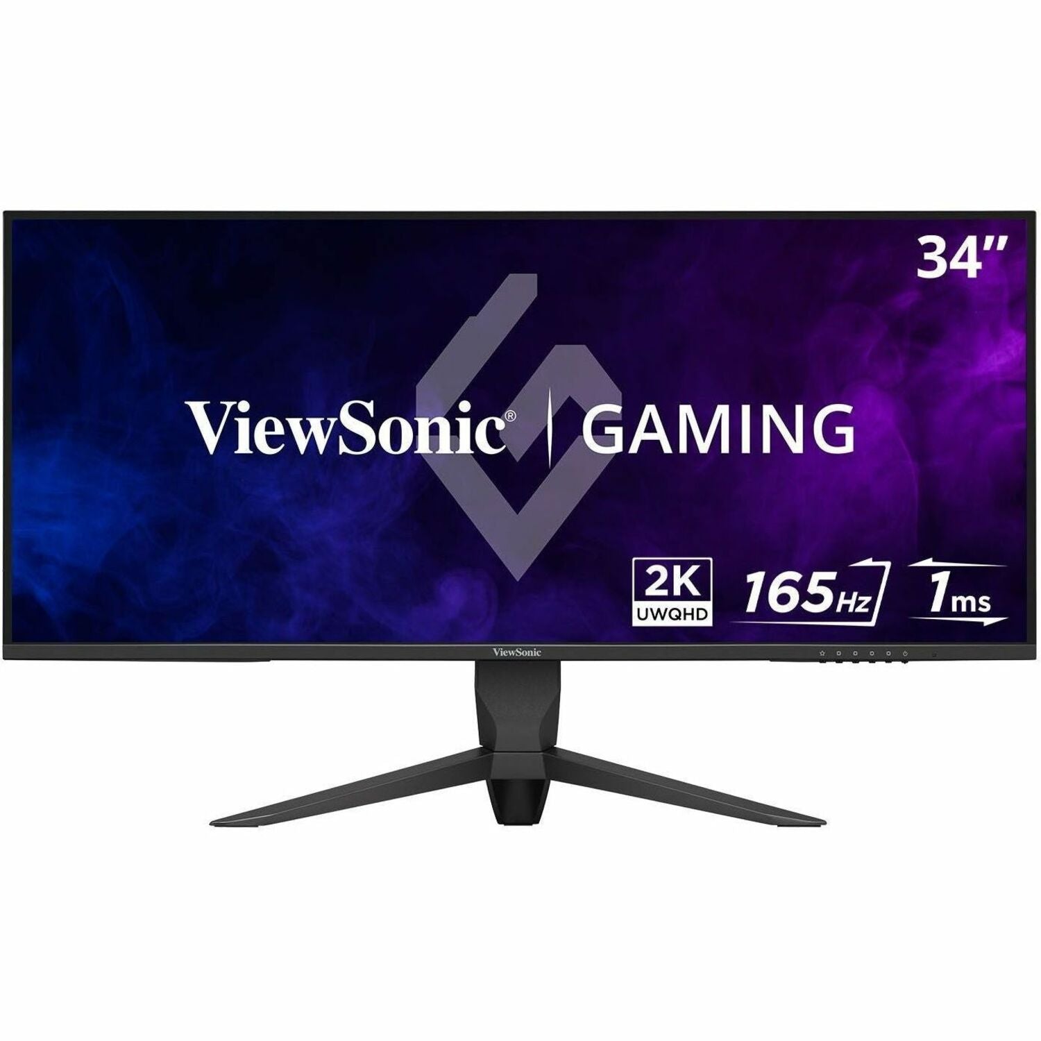 Main Image for ViewSonic VX3418-2K 34" 21:9 1440p 1ms 165Hz Gaming Monitor with FreeSync Premium, Eye Care, HDMI, DisplayPort and USB