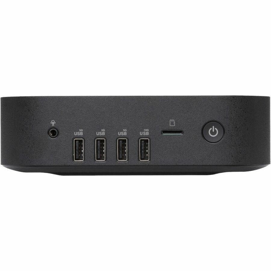 Front Image for Asus Chromebox 5a CHROMEBOX5A-SC081UN Chromebox - Intel Celeron 7305 - 8 GB - 128 GB SSD - Mini PC - Eco Black
