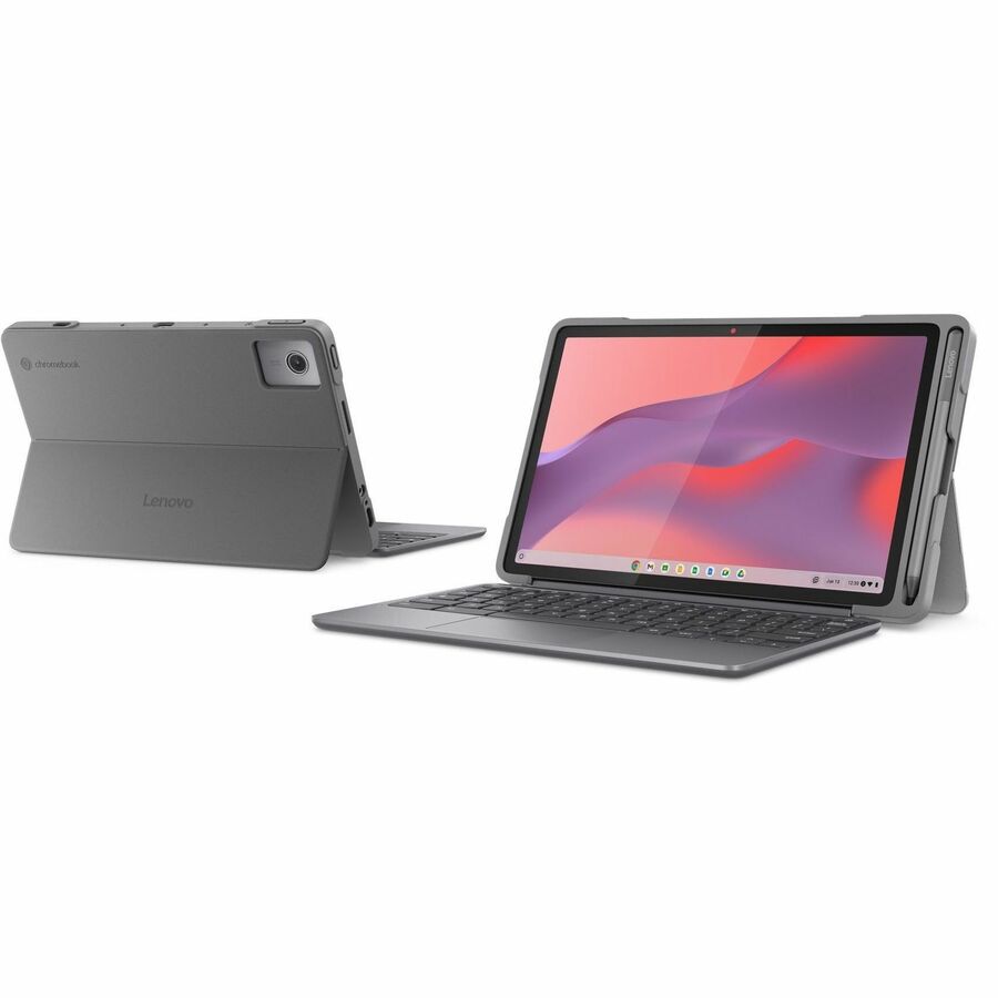Alternate-Image1 Image for Lenovo Chromebook Duet EDU G2 83HJ0002UB Chromebook Tablet - 10.9" WUXGA - MediaTek Kompanio 838 Octa-core - 4 GB - 64 GB Storage - ChromeOS - Luna Gray
