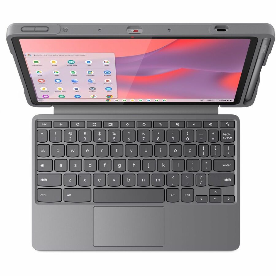 Alternate-Image5 Image for Lenovo Chromebook Duet EDU G2 83HJ0002UB Chromebook Tablet - 10.9" WUXGA - MediaTek Kompanio 838 Octa-core - 4 GB - 64 GB Storage - ChromeOS - Luna Gray