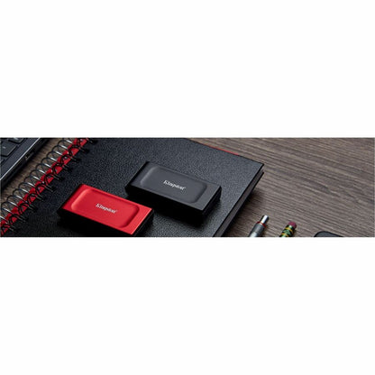 Alternate-Image5 Image for Kingston XS1000 1 TB Portable Solid State Drive - External - Red