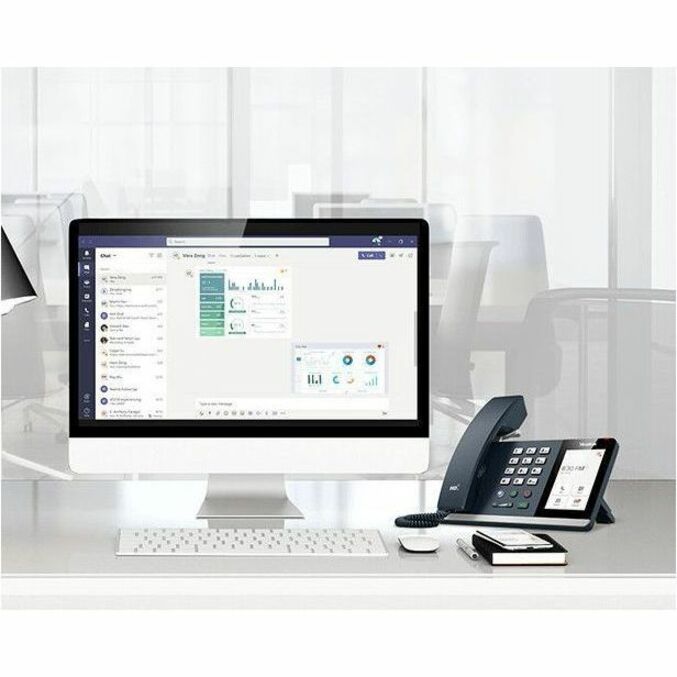 Alternate-Image5 Image for Yealink IP Phone - Corded - Bluetooth, Wi-Fi - Wall Mountable, Desktop - Classic Gray