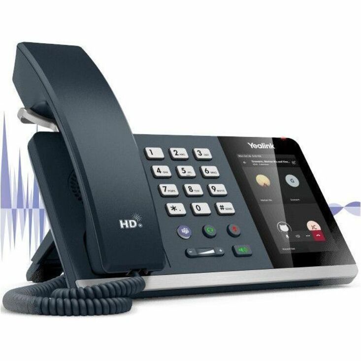 Alternate-Image4 Image for Yealink IP Phone - Corded - Bluetooth, Wi-Fi - Wall Mountable, Desktop - Classic Gray