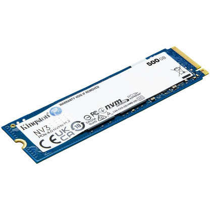 Main Image for Kingston NV3 500 GB Solid State Drive - M.2 2280 Internal - PCI Express NVMe (PCI Express NVMe 4.0 x4)