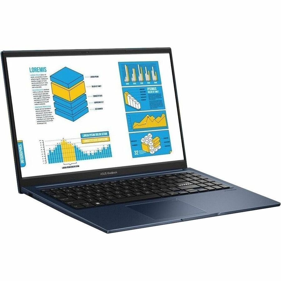 Right Image for Asus VivoBook 15 F1504 F1504VA-GH71 15.6" Notebook - Full HD - 60 Hz - Intel Core i7 13th Gen i7-1355U - 16 GB - 1 TB SSD - Blue