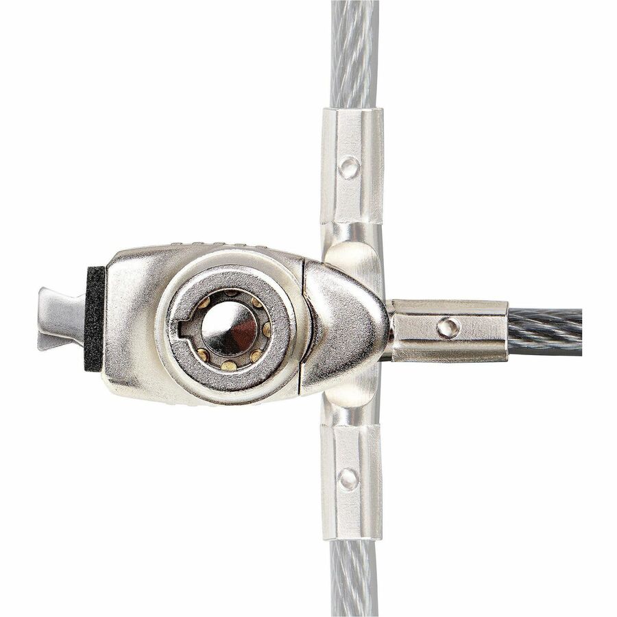Alternate-Image3 Image for StarTech Slim Lock Noble Wedge&reg; Slot Compatible, 5ft (1.5m) Keyed Locking Cable, Anti-Theft Security For Laptop/Notebook Computer, TAA