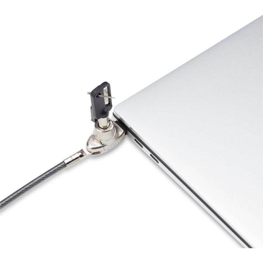 Alternate-Image6 Image for StarTech Slim Lock Noble Wedge&reg; Slot Compatible, 5ft (1.5m) Keyed Locking Cable, Anti-Theft Security For Laptop/Notebook Computer, TAA