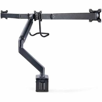 Rear Image for StarTech.com Crossbar Triple Monitor Desk Mount For Up To 3x 27in Screens, VESA 75x75/100x100, Tool-Less Arm Adjustments, C-Clamp/Grommet
