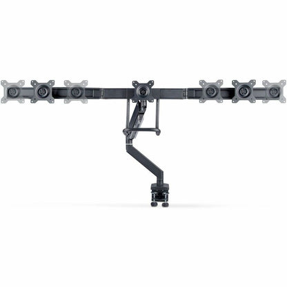 Front Image for StarTech.com Crossbar Triple Monitor Desk Mount For Up To 3x 27in Screens, VESA 75x75/100x100, Tool-Less Arm Adjustments, C-Clamp/Grommet