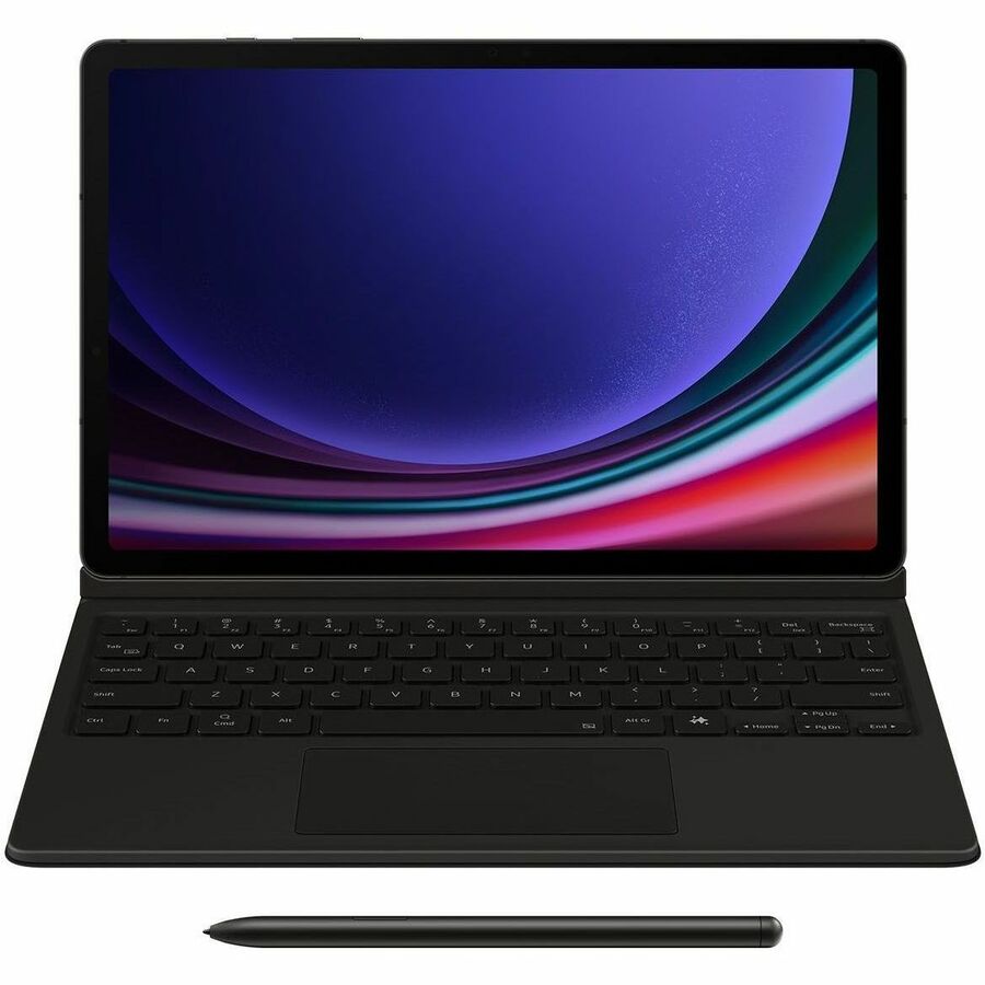Alternate-Image6 Image for Samsung Book Cover Keyboard/Cover Case (Book Fold) Samsung Galaxy Tab S9, Galaxy Tab S9 FE Tablet - Black
