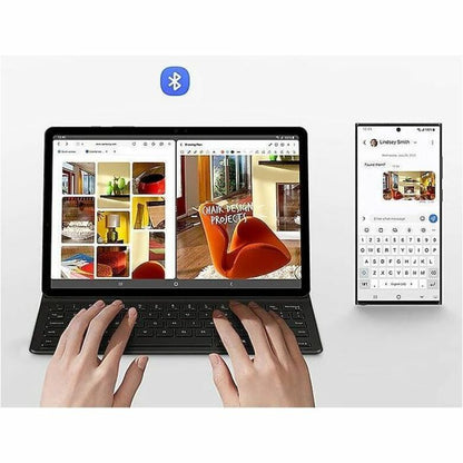 Alternate-Image10 Image for Samsung Book Cover Keyboard/Cover Case (Book Fold) Samsung Galaxy Tab S9, Galaxy Tab S9 FE Tablet - Black