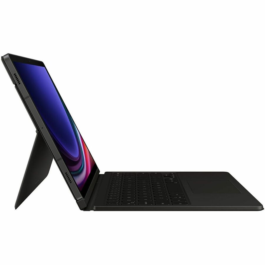 Alternate-Image5 Image for Samsung Book Cover Keyboard/Cover Case (Book Fold) Samsung Galaxy Tab S9, Galaxy Tab S9 FE Tablet - Black
