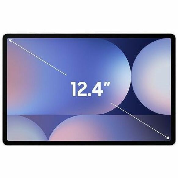 Front Image for Samsung Galaxy Tab S10+ SM-X820 Tablet - 12.4" WQXGA+ - MediaTek Dimensity 9300+ (MT6989) Octa-core - 12 GB - 256 GB Storage - Android 14 - Moonstone Gray