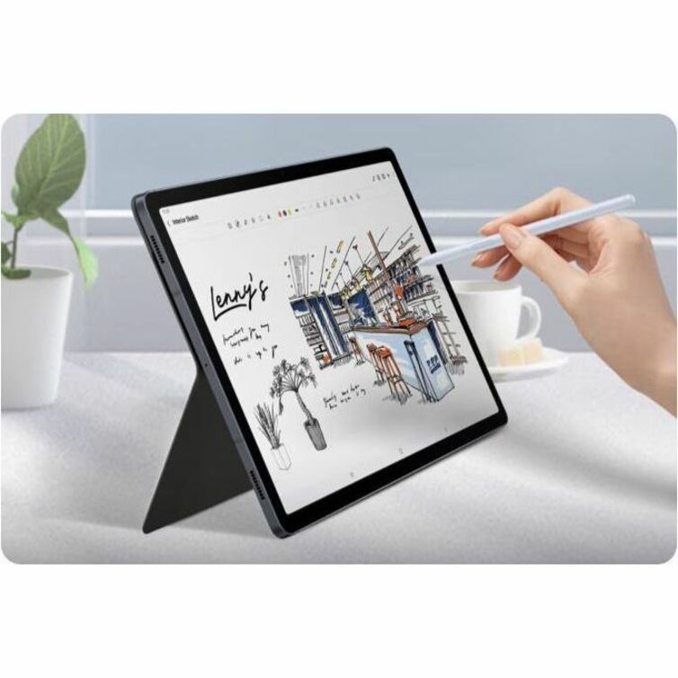 Life-Style Image for Samsung Galaxy Tab S10+ SM-X820 Tablet - 12.4" WQXGA+ - MediaTek Dimensity 9300+ (MT6989) Octa-core - 12 GB - 512 GB Storage - Android 14 - Moonstone Gray