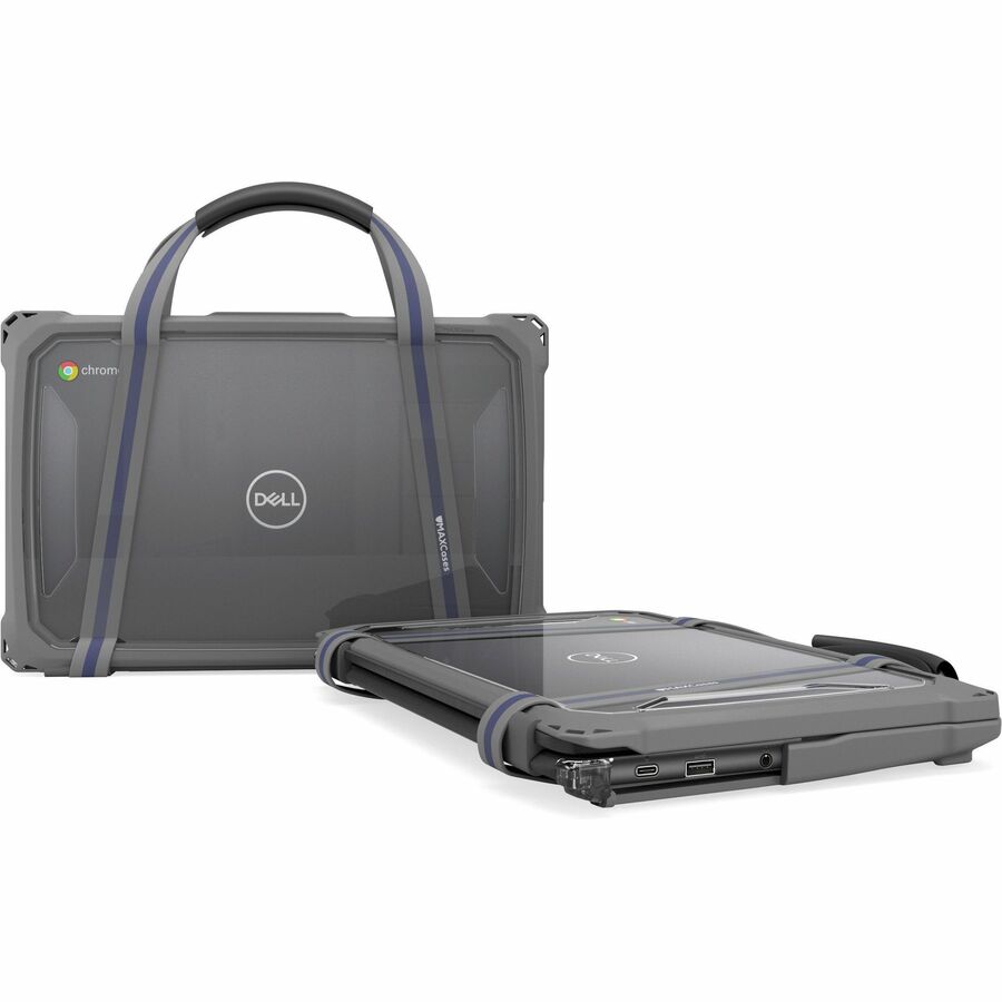 Alternate-Image6 Image for MAXCases Extreme Shell-F3 Slide Case for Dell 3100/3110/3120 Chromebook 2:1 Convertible 11.6" (Gray)
