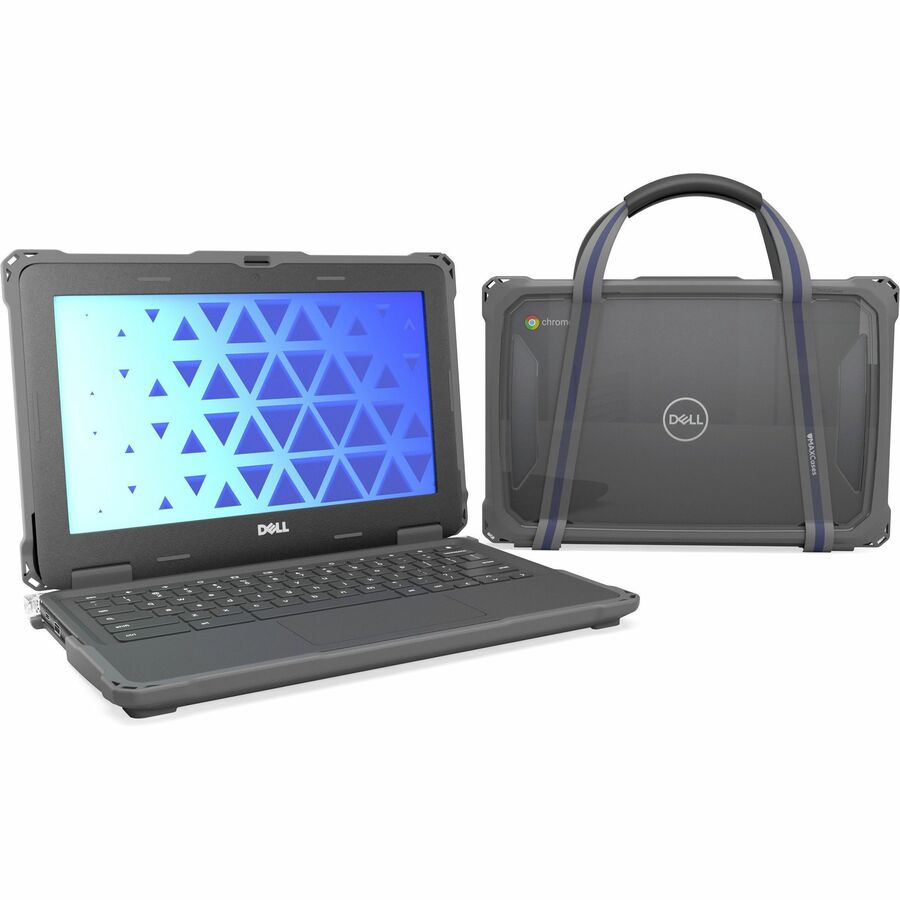 Alternate-Image7 Image for MAXCases Extreme Shell-F3 Slide Case for Dell 3100/3110/3120 Chromebook 2:1 Convertible 11.6" (Gray)