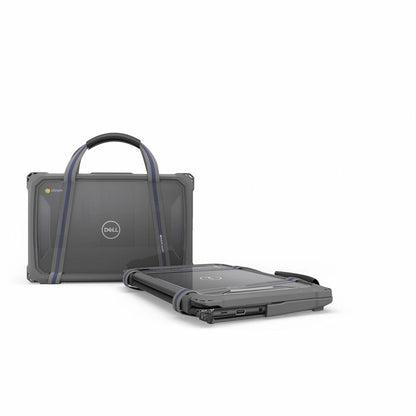 Alternate-Image8 Image for MAXCases Extreme Shell-F3 Slide Chromebook Case for Dell 3100/3110/3120 Chromebook Clamshell 11.6" (Gray)
