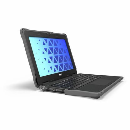 Alternate-Image2 Image for MAXCases Extreme Shell-F3 Slide Chromebook Case for Dell 3100/3110/3120 Chromebook Clamshell 11.6" (Gray)