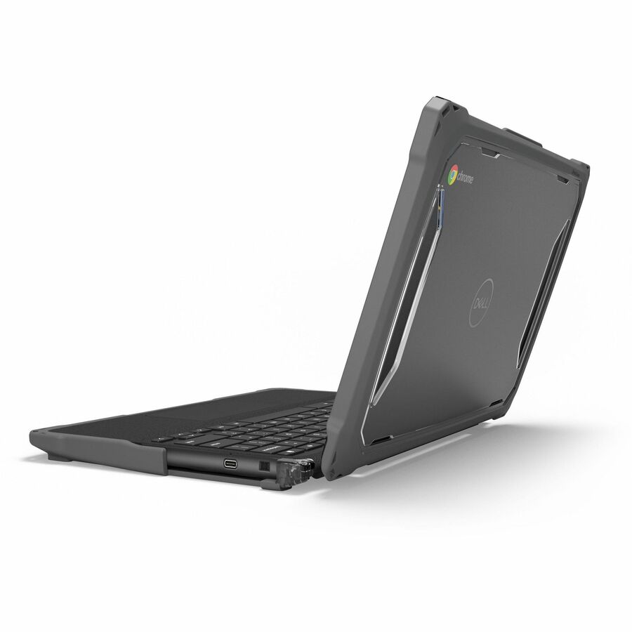 Left Image for MAXCases Extreme Shell-F3 Slide Chromebook Case for Dell 3100/3110/3120 Chromebook Clamshell 11.6" (Gray)