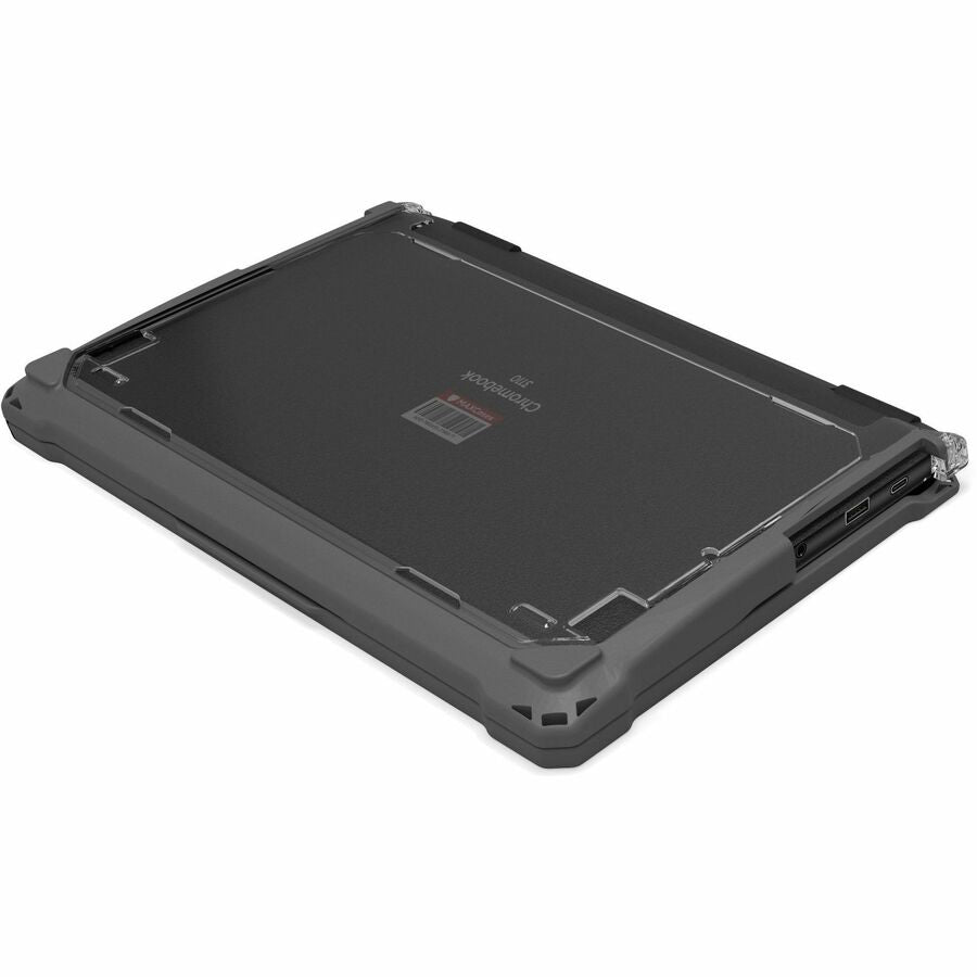 Bottom Image for MAXCases Extreme Shell-F3 Slide Chromebook Case for Dell 3100/3110/3120 Chromebook Clamshell 11.6" (Gray)