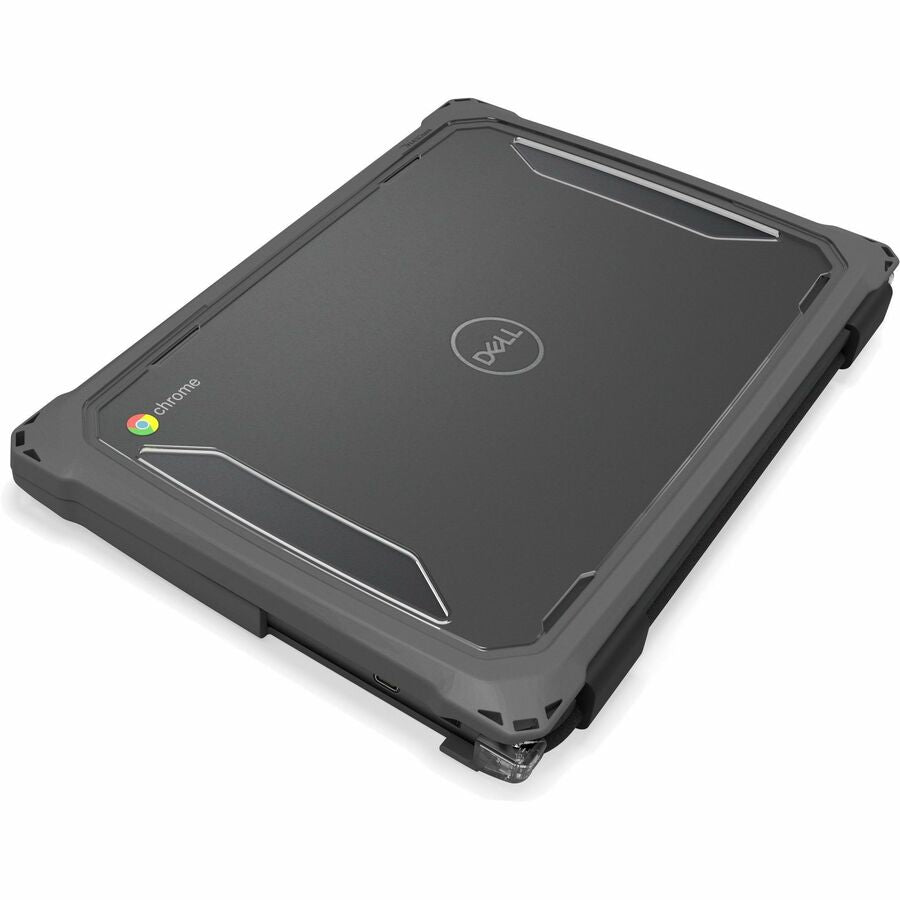 Top Image for MAXCases Extreme Shell-F3 Slide Chromebook Case for Dell 3100/3110/3120 Chromebook Clamshell 11.6" (Gray)