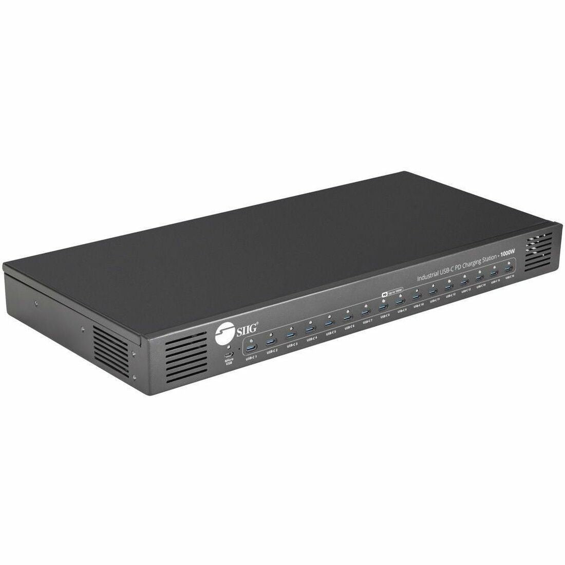 Main Image for SIIG 16-Port Industrial USB-C PD Charging Station - 1000W - up to 10 USB-C 100W - up to 16 USB-C 60W