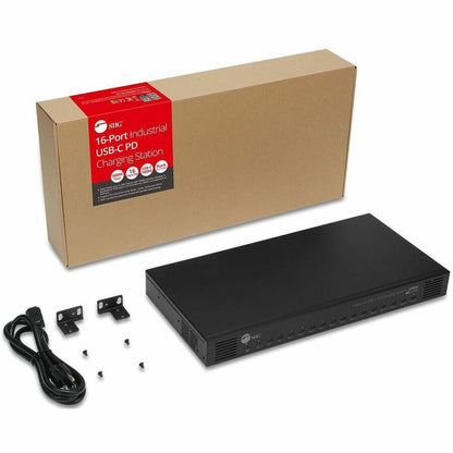 Alternate-Image9 Image for SIIG 16-Port Industrial USB-C PD Charging Station - 1000W - up to 10 USB-C 100W - up to 16 USB-C 60W
