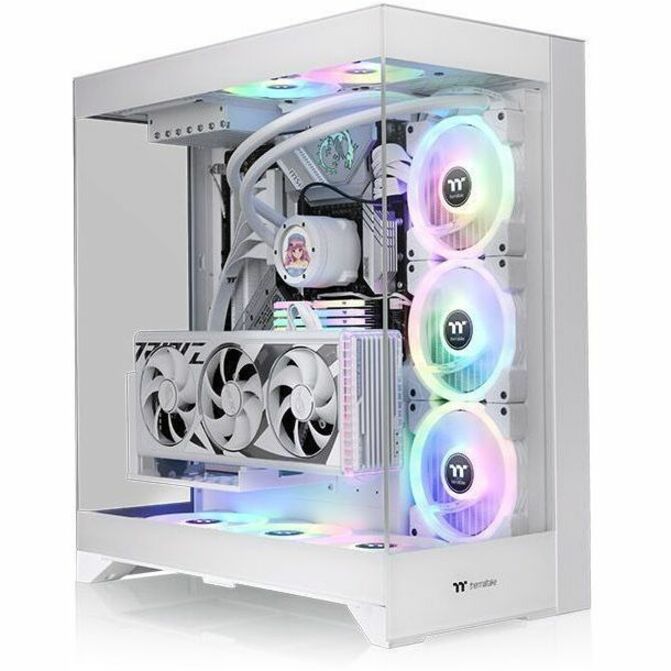 Alternate-Image1 Image for Thermaltake CTE E550 TG Snow Mid Tower Chassis