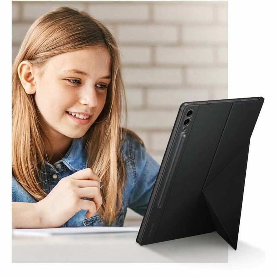 Life-Style Image for Samsung Carrying Case (Book Fold) Samsung Galaxy Tab S10+, Galaxy Tab S9+, Galaxy Tab S9 FE+ Tablet - White