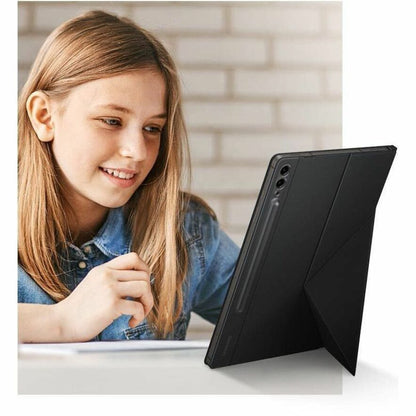 Life-Style Image for Samsung Carrying Case (Book Fold) Samsung Galaxy Tab S10+, Galaxy Tab S9+, Galaxy Tab S9 FE+ Tablet - White