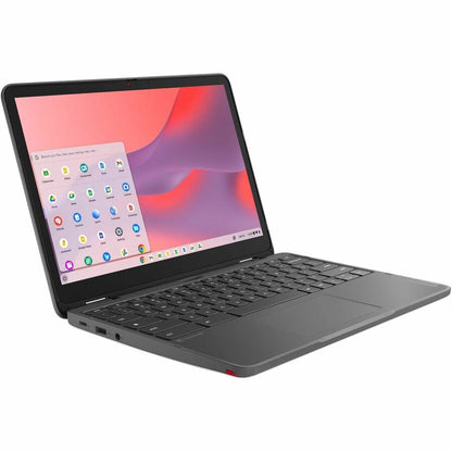 Alternate-Image1 Image for Lenovo 500e Yoga Chromebook Gen 4 82W40026US 12.2" Touchscreen Convertible 2 in 1 Chromebook - 4G - WUXGA - 60 Hz - Intel N-Series N200 - 8 GB - 128 GB Flash Memory - English Keyboard - Graphite Gray