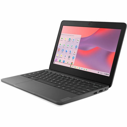 Alternate-Image5 Image for Lenovo 100e Chromebook Gen 4 82W0000WUS 11.6" Chromebook - 4G - HD - 60 Hz - Octa-core (ARM Cortex A76 + Cortex A55) - 4 GB - 32 GB Flash Memory - English Keyboard - Graphite Gray